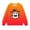 Orange, variant on Fesfesfes Halloween Sweatshirt Boys Children's Shirt Long Sleeve Shirt Halloween Printed Round Neck Pullover Tops For Boys And Girls