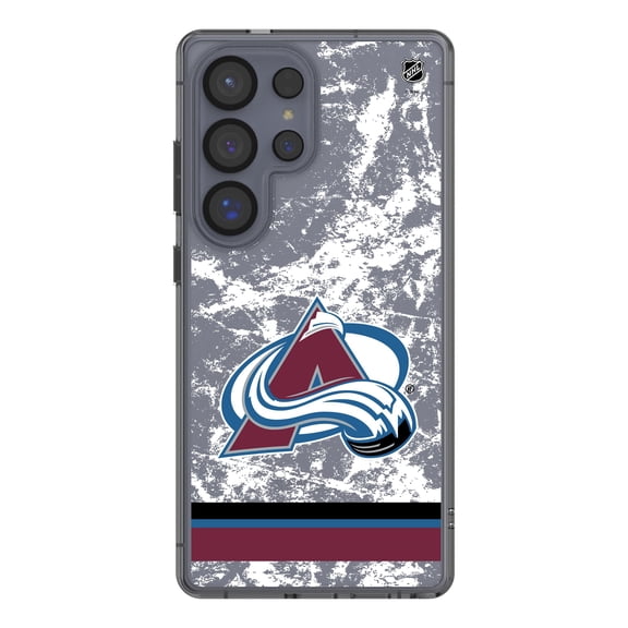 Colorado Avalanche Galaxy Stripe Clear Ice Case