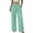 Mint Green #36, variant on Wide Leg Pants Woman High Waist Trousers with Pockets Casual Lounge Mint Green 2XL