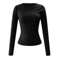 thumbnail image 4 of EDFBUYKRS Ruffle Blouse with Long Sleeves, Sizes S-3X, Women’S Xl, 4 of 5