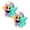 A 2PCS, variant on Halloween Decor LED Ghost Light Prismatic Iridescent Shining Indoor Lamp, Gorgeous Phantom Ghost with Color-Changing Shimmer, Battery Operated, Gift for Women Men Kids(A)