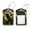multicolored 3, variant on Sun Moon Crow Mushroom Plant Luggage Tags with Stainless Steel Loop, 2 Pack Luggage Tag Holders for Travel Luggage Baggage Identifier