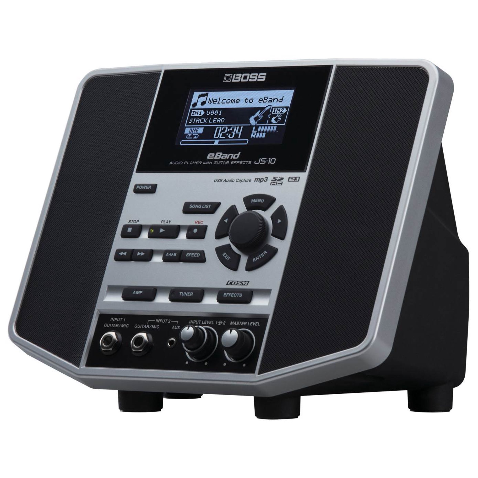 eBand JS-10 AUDIO PLAYER with GUITAR EF… Boss eBand JS-10 Audio Player with Guitar Effects - Black