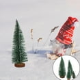 thumbnail image 5 of 4pcs Mini Christmas Tree Artificial Sisal Snow Frost Xmas Tabletop Decor, 5 of 6