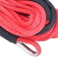thumbnail image 6 of Synthetic Winch Rope 50ft Vehicles Towing Car Breakdowns Towing Winch Cable Boat , Red, 6 of 7