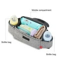 thumbnail image 3 of SPRING PARK Baby Waterproof Stroller Organizer with Secret Interior Mesh Pocket, Black, 3 of 7