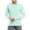 Green, variant on WTOBBY Men's Raglan Sleeve Performance Shirt with UPF 50 Sun Block, Lightweight Long Sleeve, and Golf-Ready Design for Breathable Summer Wear ,Brown L
