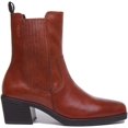 thumbnail image 2 of Vagabond Simone Women's Block Heel Leather Chelsea Pull On Boots In Tan Size 11, 2 of 6
