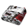 thumbnail image 3 of Bukayo Saka Manta de franela anti-pilling, suave, ligera, esponjosa y acogedora de lujo para hogar y cocina – Perfecta para niños y adultos, 76.2 cm × 127 cm, 3 of 6