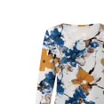 thumbnail image 4 of Qiopertar Vente de Liquidation Robe Pull à Manches Courtes Col Rond Fendu avec Changement Graduel dans les Offres Imprimées de la Semaine à Moins de 5$, 4 of 6