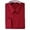 Red, variant on The Men's Shirts Italy Premium Long Sleeve French Convertible Cuff Solid Dress Shirt