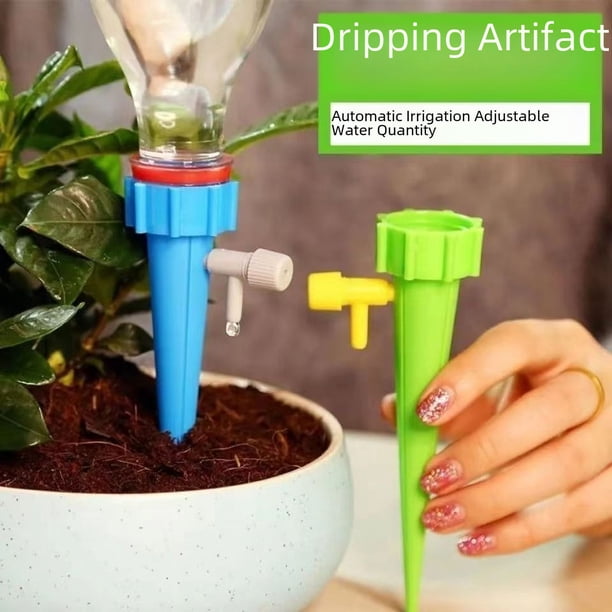 Dispositivo de riego automático, artefacto de riego perezoso, dispositivo de goteo ajustable, dispositivo de riego, escurridor, escurridor, temporizador, jardinería, hogar