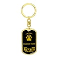 thumbnail image 4 of Pharaoh Hound Keychain Stainless Steel or 18k Gold, 4 of 8