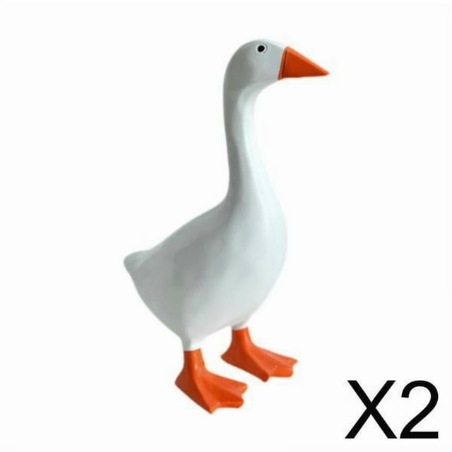 2xLlavero Magnético De Ganso, Estatua De Pato Para Decoración Del Hogar Y Oficina