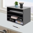 thumbnail image 3 of 2x Desktop Organizers Home Office Paper Shelves Letter Tray File Sorter Shelves, 3 of 16
