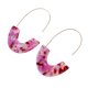thumbnail image 1 of 1 par de aretes en forma de U con estampado de leopardo geométrico universal colgantes para la oreja suministros elegantes para fiestas para Ropa, zapatos y accesorios Miscelánea Púrpura claro Sonducket AP010170-06, 1 of 6