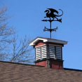 thumbnail image 3 of Rooster Horse Dog Dragon Metal Iron Art Weathervane Garden Stake Ref: 2009, 3 of 5