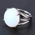 thumbnail image 1 of Perles Rondes pour Femmes Bagues Décontractées pour Doigts Bijoux en Cristal Quartz Violet, 1 of 6