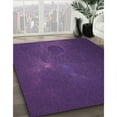 thumbnail image 2 of Ahgly Company Indoor Rectangle Patterned Purple Violet Purple Area Rugs, 5' x 7', 2 of 6