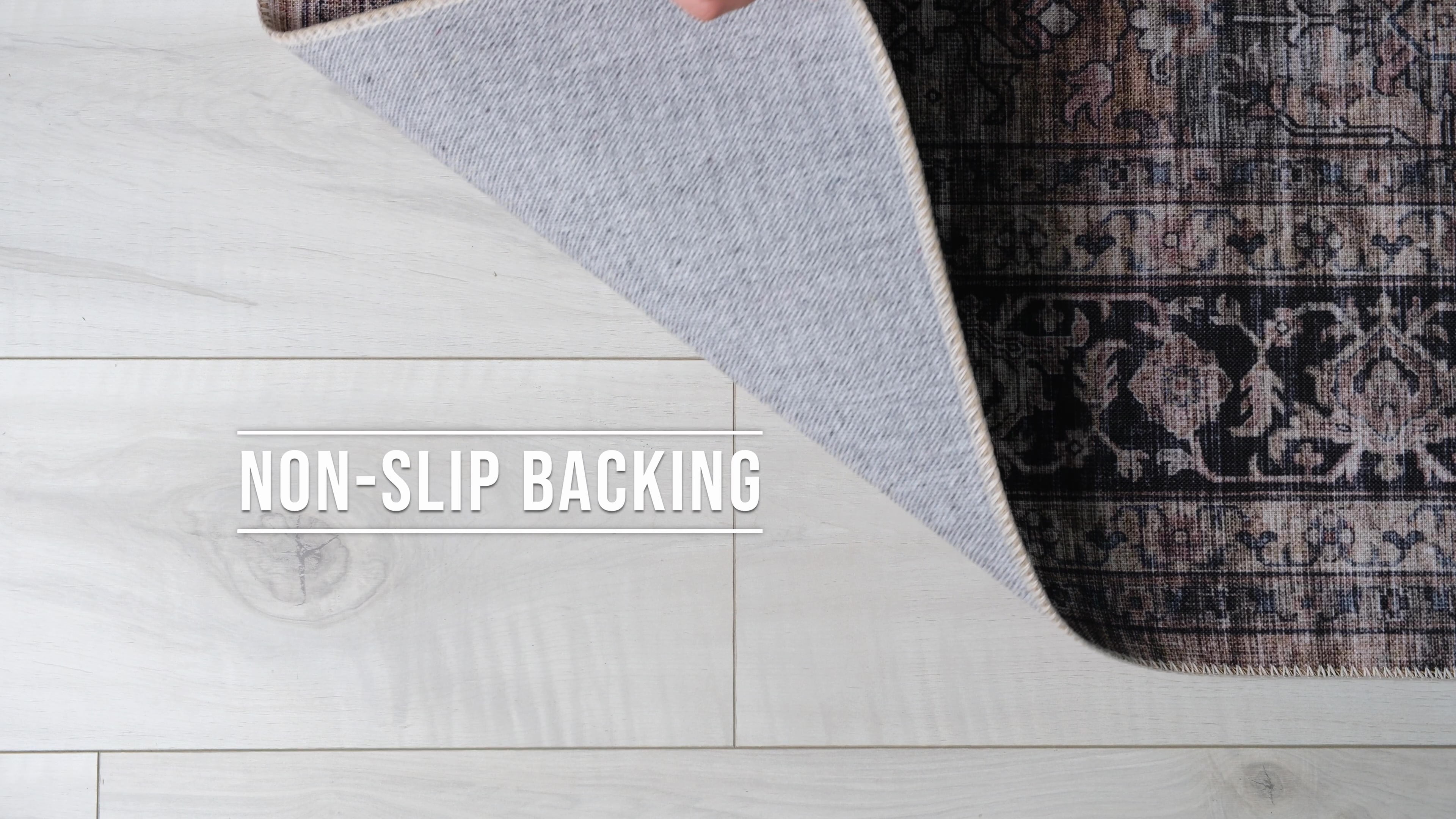 Rug Branch Emir Collection Traditional Oriental Distressed Water-Repellent Area Rug