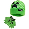 thumbnail image 1 of Set de invierno con gorro y guante Minecraft para niños y adolescentes, 1 of 7
