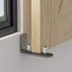 thumbnail image 4 of OUNONA 2Ud Guía Para Puerta De Inoxidable Plata Fijación Segura Y, 4 of 8