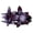Grey, variant on Navy Crystal Flower Hair Clip For Women French Style Barrette