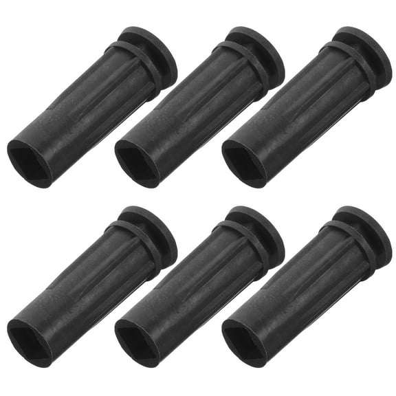 PBPBOX 6Pcs Black Plastic Xmas Tree Base Stable Fixing Tool for Holiday Decoration