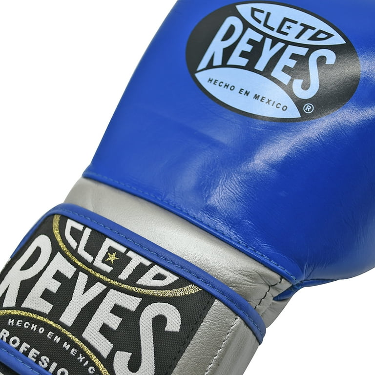 CLETO REYES ボクシンググローブ 青 8oz Cleto Reyes Hook and Loop Leather Training Boxing Gloves