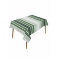 thumbnail image 2 of Dark Green Ombre Stripe Tablecloth Rectangle Table Cloth 52x70,Waterproof Outdoor Table Cloth Covers Decorative Table Protector,Farmhouse Simple Striped Washable Table Cover for Kitchen Dinning Party, 2 of 8