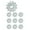 12T, variant on yotijay 10 Pieces Transmission Gear, HO Scale Train Gear, Hobby Train Accessory for 1/87 Model Train DIY Accessory 17T