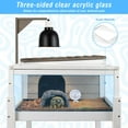 thumbnail image 3 of Gowoodhut Tortoise Habitat with Leakproof Tray Reptile Cage with Legs for Small Animals Indoor & Outdoor, 3 of 7