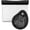 Bench Scraper Bowl Scraper, variant on PETGLE Dough Bench Scraper for Baking with Markings - Stainless Steel Kitchen Dough Cutter Tool with Bowl Pastry Scraper for Pizza, Bread, Pastries - Bench Knife - Dishwasher Safe - Black