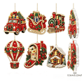thumbnail image 6 of 2026 New Christmas Diamond Painting Suncatcher Kit, 6Pc Acrylic DIY Diamond and Pearl Art Painting, Mini Crystal Art Hanging Ornament Kit, Xmas Decorations for Home Wall Tree and Gift, 6 of 6