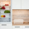 thumbnail image 6 of Crisper Refrigerator Fruit Vegetable Storage Containers Vegetable Fruit Container Cabinet Organizer Food Storage Holder, 6 of 6
