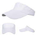 thumbnail image 2 of ZHOGXU Women Men Summer Sun Hats Wide Brim Solid Color Breathable Fashion Comfortable Cap For Relaxing And Daily Wear,White,One Size, 2 of 5