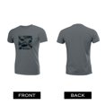 thumbnail image 2 of Coolnut Men's T Shirt Odor Protection Short, A Beautiful Wallpaper Sea Waves Design. Mens Short Sleeve Tees, Grey Crew-Neck Casual Tee Shirts, XL, 2 of 6