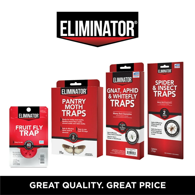 Eliminator Pantry Moth Traps, Pheromone Moth Traps, 2 Pack