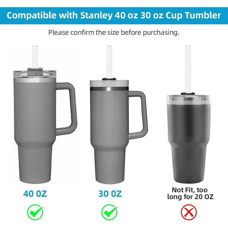 Straw, Replacement Glass Straws For Stanley Cup, Reusable Straws