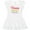AA-White, variant on Inktastic Happy April Fools with Colorful Dots Girls Toddler Dress