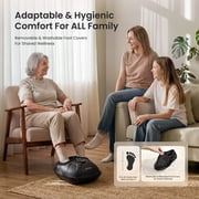 RENPHO Foot Massager with Heat, Shiatsu Foot Massager Machine for Neuropathy Pain and 10 Air Compression, FSA HSA Eligible, Gifts for Women Men