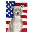 thumbnail image 1 of "Treasures BB9360GF Staffordshire Bull Terrier Patriotic Bandera decorativa para jardín, tamaño" Caroline's Treasures BB9360GF, 1 of 1