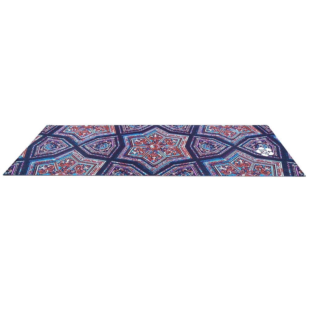 Vandue AUM 4mm Soft Foam Tech Lilla Series Yoga Exercise Mat - 68" x 24" - Perfect for Yoga/Pilates/Floor Exercises Kaleidoscope
