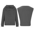 thumbnail image 7 of Womens 2 Piece Sweatsuit Set Oversized Hoodie Tank Top Matching Lounge Outfit Pullover Casual Fall 2025 Dark Gray, 7 of 7