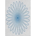 thumbnail image 1 of Ahgly Company Machine Washable Indoor Rectangle Transitional White Smoke Area Rugs, 6' x 9', 1 of 7