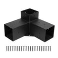 thumbnail image 2 of Gazebo Bracket, Post Top Rafter Brackets Pergola Kit Wall Mount Bracket Kit for Patio Pergolas Gazebos Log Cabin, 2 of 7