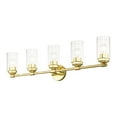 thumbnail image 6 of Livex Lighting - Whittier - 5 Light Large Bath Vanity In Modern Style-9.75, 6 of 15