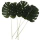thumbnail image 5 of 5 UNIDS / PAQUETE Hojas De Monstera Hojas Faux Artificial Árbol Hoja Para para hogar Decoración perfecl Simulación de hojas artificiales, 5 of 8