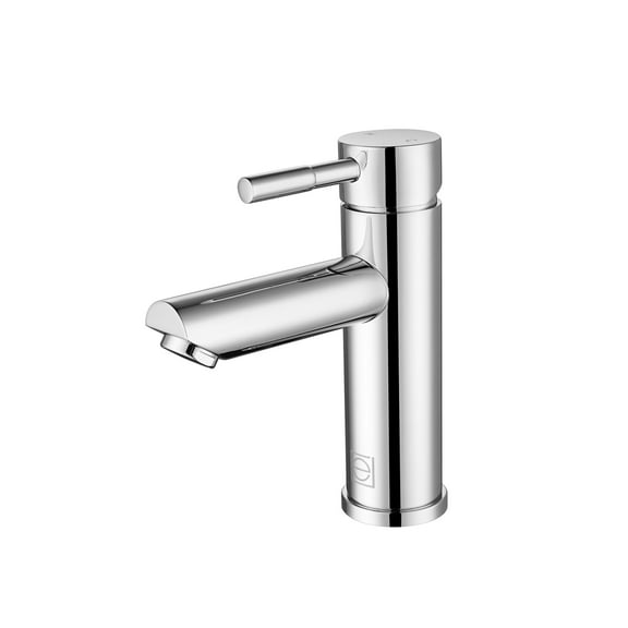 Elegant Lighting Mia Single Hole Single Handle Bathroom Faucet In Chrome