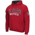 thumbnail image 2 of Men's Colosseum Red NC State Wolfpack Double Arch Pullover Hoodie, 2 of 3